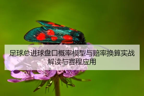 足球总进球盘口概率模型与赔率换算实战解读与赛程应用